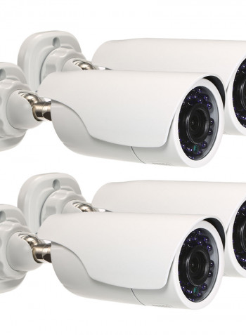 4-Piece Surveillance Camera Set