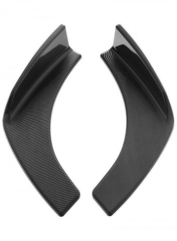 2-Piece Universal Car Front Body Shovel Deflector Spoiler Lip Splitter