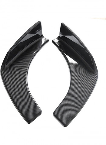 2-Piece Universal Car Front Body Shovel Deflector Spoiler Lip Splitter