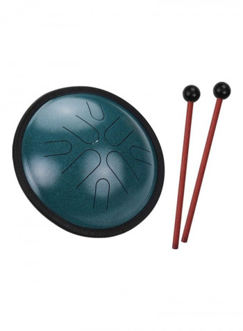 Portable Steel Tongue Drum With Sticks