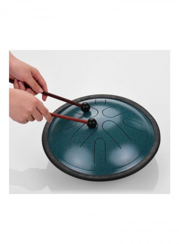 Portable Steel Tongue Drum With Sticks