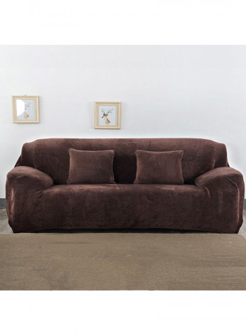 Winter Warm Sofa Cover Coffee 40x15x30centimeter