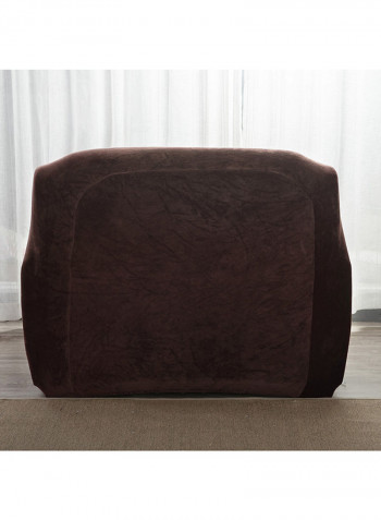 Winter Warm Sofa Cover Coffee 40x15x30centimeter