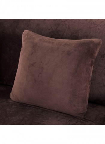 Winter Warm Sofa Cover Coffee 40x15x30centimeter