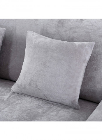 Winter Warm Sofa Cover Silver Grey 40x15x30centimeter