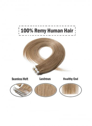 20-Piece Human Hair Extension 27 Dark Blonde 22inch