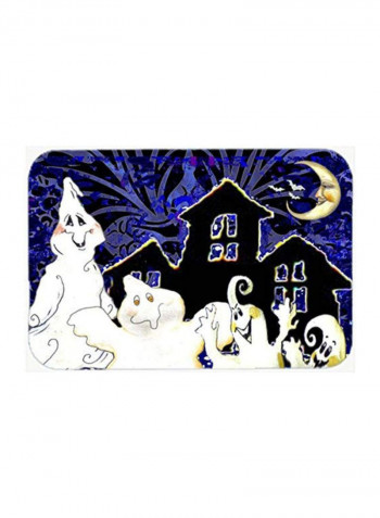 Gangs All Here Ghosts Halloween Indoor/Outdoor Mat Multicolour 18 x 18inch