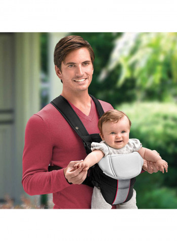 Ultra Soft Infant Carrier - Black/Grey