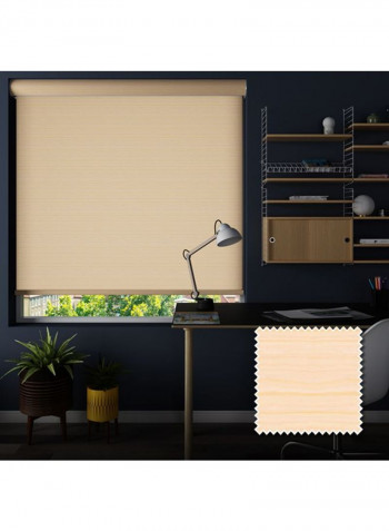 Single Mist Solar Non-Blackout Window Shade Beige 160x175cm