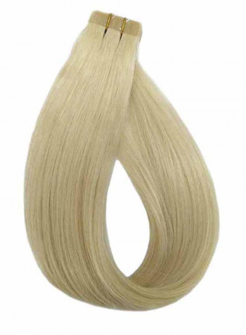 Straight Remy Hair Tape Extension Gold