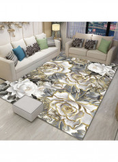Anti-Slip Floral Rug Multicolour 140x200cm reviews Anti-Slip Floral Rug Multicolour 140x200cm