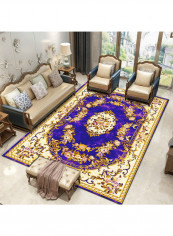 Floral Pattern Carpet Yellow/Purple 140x200cm reviews Floral Pattern Carpet Yellow/Purple 140x200cm