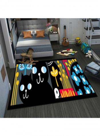 Modern 3D Cute Print Rectangle Eco-Friendly Soft Rug Multicolour 140x200cm