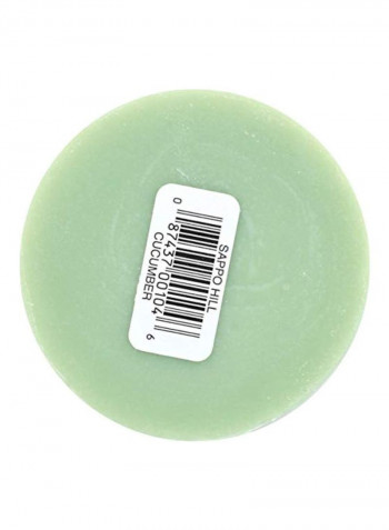 Pack Of 12 Cucumber Cream Soap Green 100g