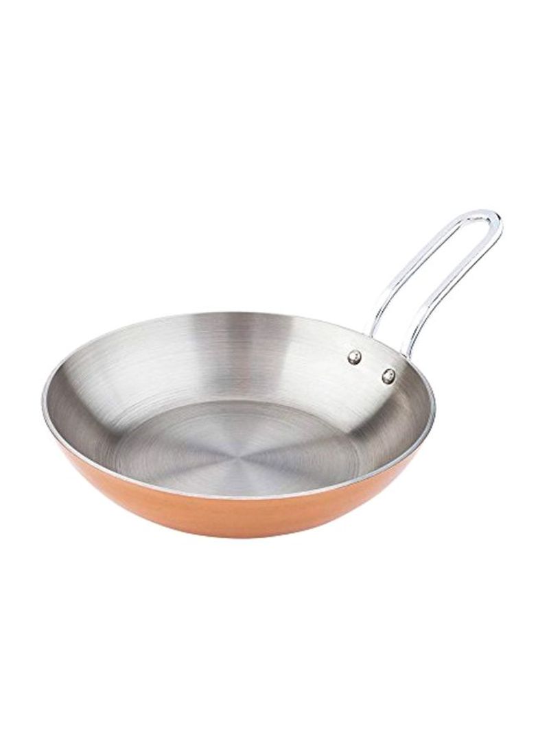 Stainless Steel Skillet Silver 6.5c6.5x1.4inch
