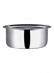 Stainless Steel Tope With Lid Silver 24cm