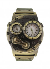 Verne Voyage Brass Dual Quartz Watch