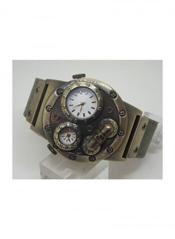 Verne Voyage Brass Dual Quartz Watch