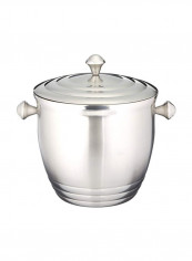 Metal Ice Bucket Silver 9.4inch