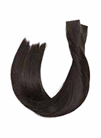Tape In Real Human Straight Skin Weft Remy Hair Extension Black