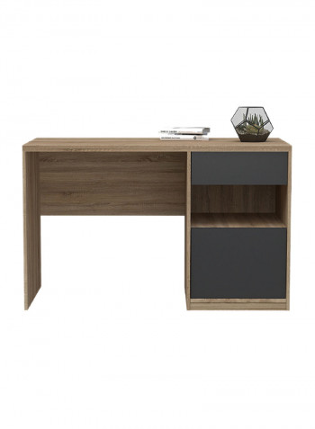Louis Office Table Brown/Beige