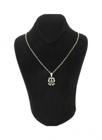 Chain Necklace With Butterfly Pendant