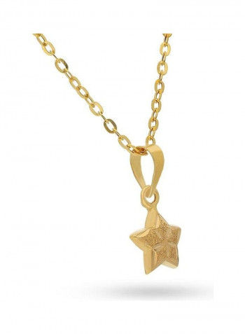 Chain Necklace With Star Pendant