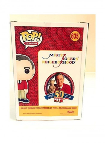 Mister Rogers with Puppet Vinyl Figure Toy 4 x 6inch