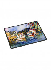 Fly Creek Fish Market Indoor/Outdoor Mat Multicolour 18 x 24inch