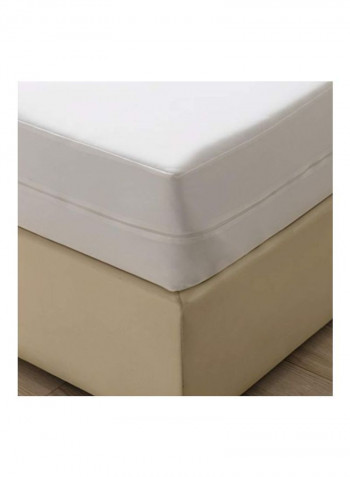 Polyester Mattress And Box Spring Encasement Polyester White 72x80x11inch