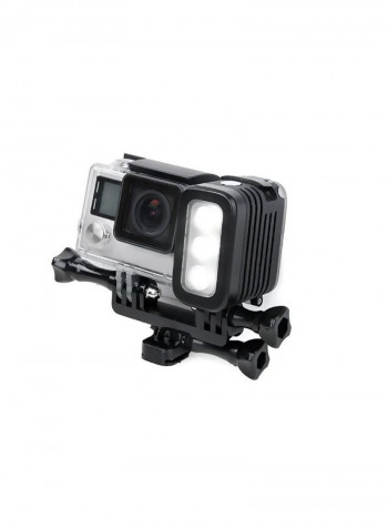 Waterproof Led Fill Night Light For Camera Black