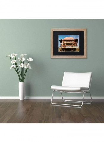 Oktoberfest Framed Wall Art Black/White 11 x 14inch
