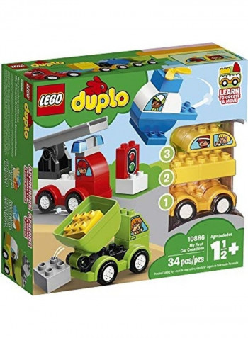 34-Piece Duplo My First Car Creations Building Set 10886