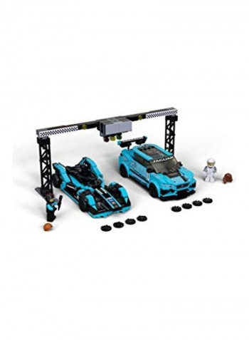 565-Piece Speed Champions Formula E Panasonic Jaguar Racing GEN2 Car Building Toy