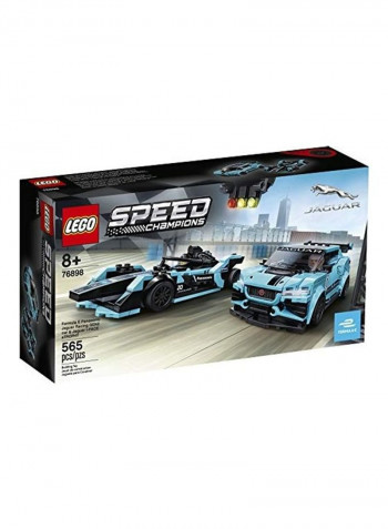 565-Piece Speed Champions Formula E Panasonic Jaguar Racing GEN2 Car Building Toy