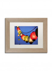 Oberlin Lanterns Birch Frame Wall Art Multicolour 11 x 14inch