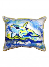 Orca Decorative Pillow Blue/Yellow/Green 20x24inch