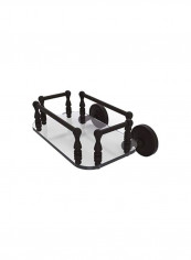 Prestige Regal Collection Wall Mounted Towel Holder Clear/Black