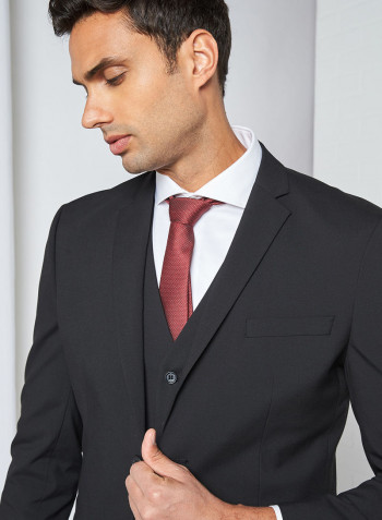 Slim Fit Blazer Black(C-N10)