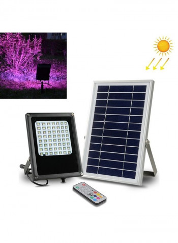 6W LED Solar Colorful Lamp with Remote Control Multicolour