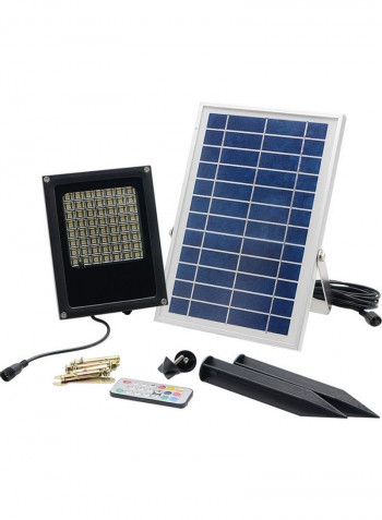 6W LED Solar Colorful Lamp with Remote Control Multicolour