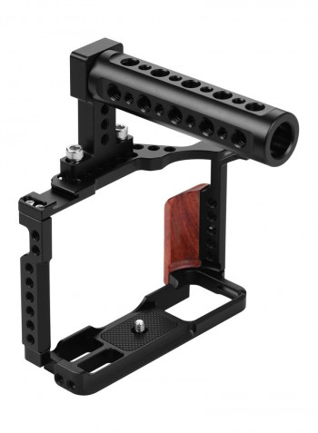 Andoer Video Camera Cage and Top Handle Kit Black