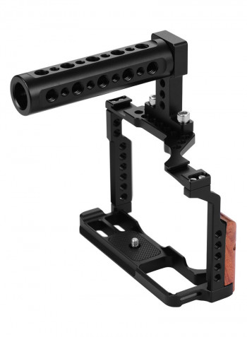 Andoer Video Camera Cage and Top Handle Kit Black
