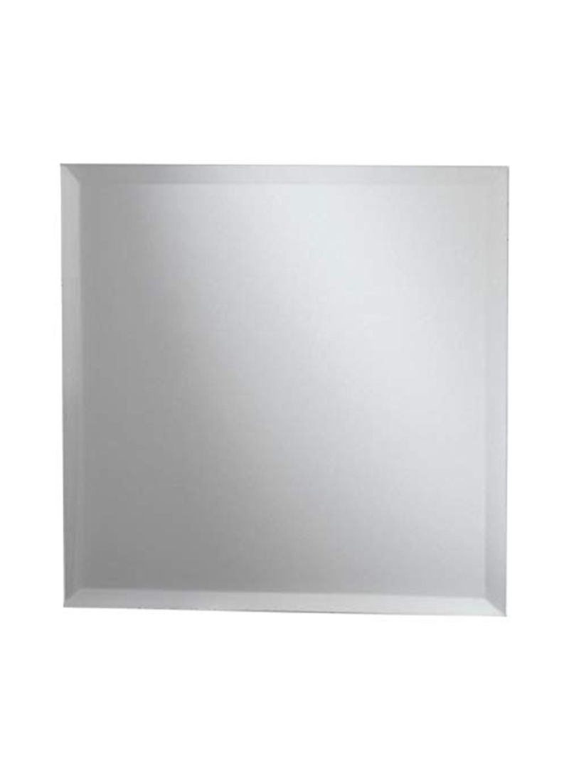 Beveled Edge Mirror Grey 12x12x0.1inch