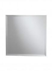 Beveled Edge Mirror Grey 12x12x0.1inch