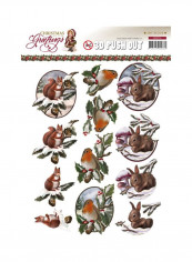 Christmas Greetings 3D Push Out Sheet Brown/Yellow/White reviews Christmas Greetings 3D Push Out Sheet Brown/Yellow/White