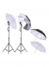 Photo Studio Continuous Lighting Kit Silver/Black