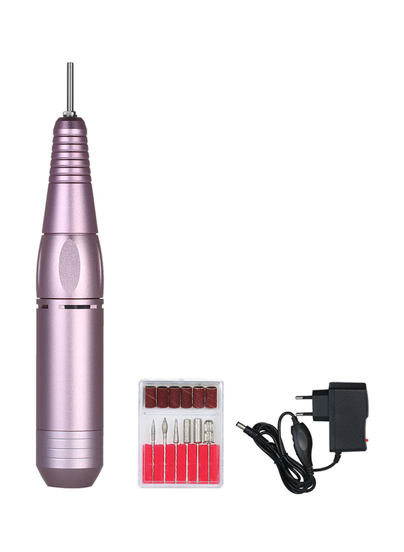 Professional Electric Nail Drill Machine Kit Pink