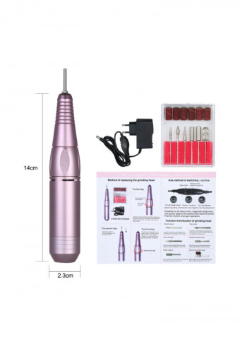 Professional Electric Nail Drill Machine Kit وردي