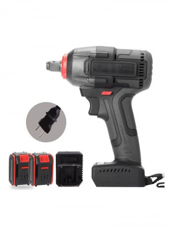 Electric Hand Wrench Black/Silver/Red 32x16.5x15.5cm